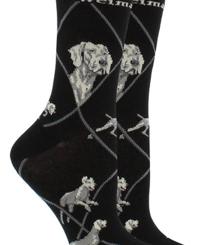 WHD socks Black / Medium Weimaraner Socks Perfect Dog Lovers Gift