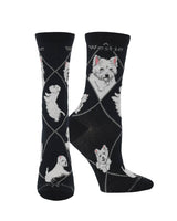 WHD socks Black / Medium Westie Socks for Women | Perfect Dog Lovers Gift