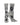 WHD socks Black on Gray / Medium White Poodle Socks Perfect Dog Lovers Gift