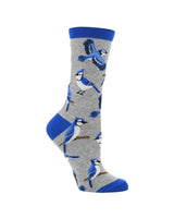WHD socks Blue Jay Bird Socks Perfect Bird Lovers Gift