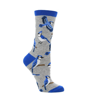 WHD socks Blue Jay Bird Socks Perfect Bird Lovers Gift