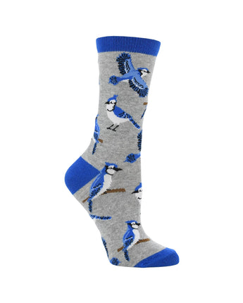 WHD socks Blue Jay Bird Socks Perfect Bird Lovers Gift