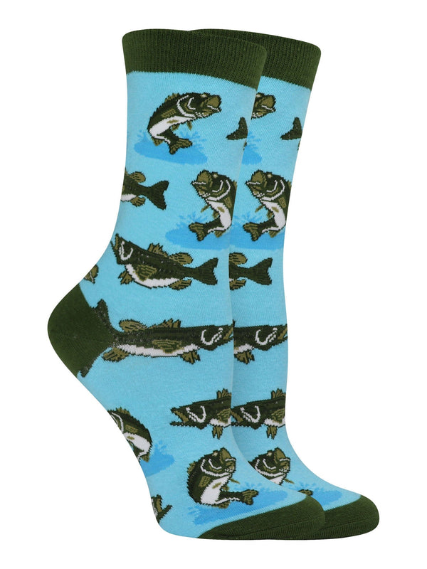 WHD socks Blue / Medium Bass Socks Gift Perfect Bass Fishing Lover Gift