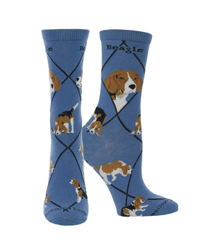 WHD socks Blue / Medium Beagle Socks for Women and Men | Perfect Dog Lovers Gift