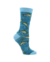WHD socks Blue / Medium Trout Socks for Perfect Anglers Gift
