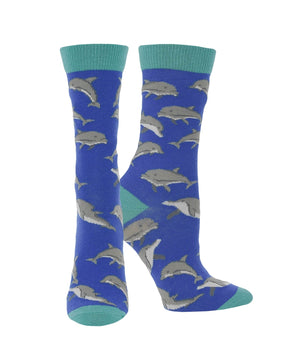 WHD socks Blue / Medium WHD Dolphin Socks for Women and Men | Gift for Dolphin Lovers