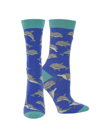 WHD socks Blue / Medium WHD Dolphin Socks for Women and Men | Gift for Dolphin Lovers