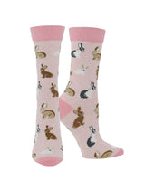 Cute Bunny Socks for Women | Bunny Rabbit Crew Socks | 1-Pack/2-Pack