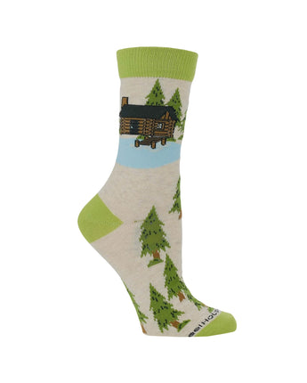 WHD socks Cabin on the Lake Socks for Perfect Anglers Gift