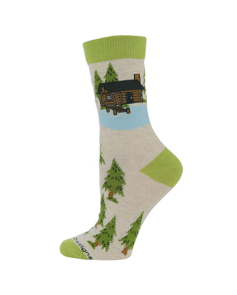WHD socks Cabin on the Lake Socks for Perfect Anglers Gift