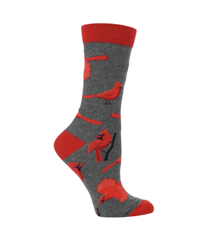 WHD socks Cardinal Bird Socks Perfect Bird Lovers Gift
