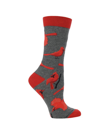 WHD socks Cardinal Bird Socks Perfect Bird Lovers Gift
