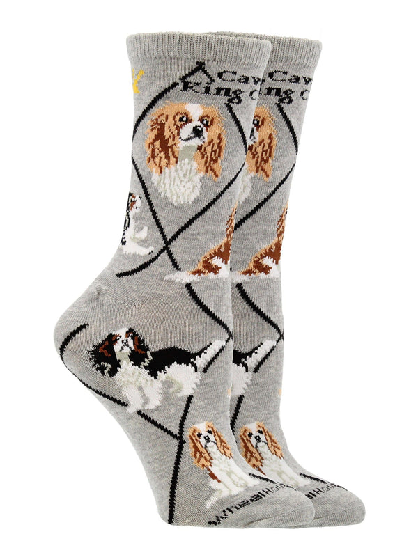 WHD socks Cavalier King Charles Spaniel Socks for Women and Men | Perfect Dog Lovers Gift