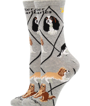 WHD socks Cavalier King Charles Spaniel Socks for Women and Men | Perfect Dog Lovers Gift