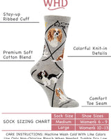 WHD socks Cavalier King Charles Spaniel Socks for Women and Men | Perfect Dog Lovers Gift