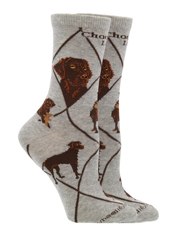 WHD socks Chocolate Lab Socks for Women and Men | Perfect Dog Lovers Gift