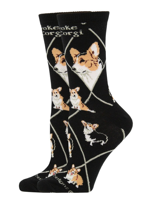 WHD socks Corgi Pembroke Crew Socks for Women | Dog Lovers Gift