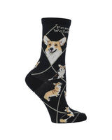 WHD socks Corgi Pembroke Crew Socks for Women | Dog Lovers Gift