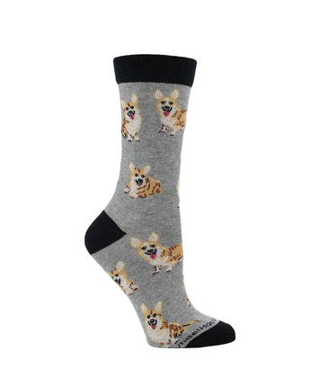 WHD socks Corgi Pembroke Crew Socks for Women | Dog Lovers Gift