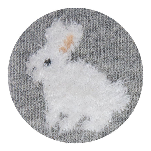 WHD socks Cute Fuzzy Bunny Socks for Women | Fuzzy Bunny Rabbit Crew Socks