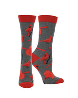 WHD socks Dark Gray / Large Cardinal Bird Socks Perfect Bird Lovers Gift