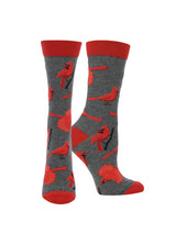 WHD socks Dark Gray / Large Cardinal Bird Socks Perfect Bird Lovers Gift