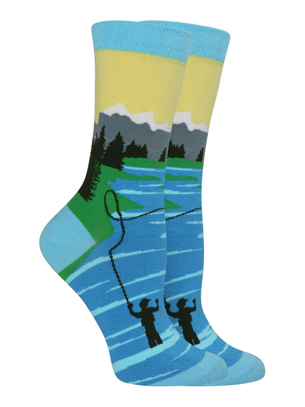WHD socks Fly Fishing Socks Gift Perfect Fly Fishing Lover Gift