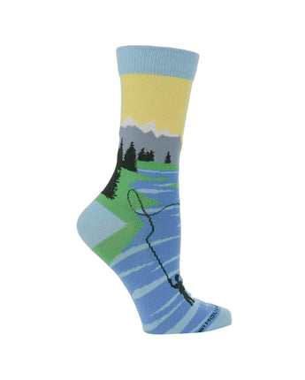 WHD socks Fly Fishing Socks Gift Perfect Fly Fishing Lover Gift
