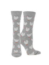 Fuzzy Chicken Socks | Cute Chicken Socks for Women | Crew Length | 1-Pack/2-Pack