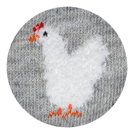 WHD socks Fuzzy Chicken Socks | Cute Chicken Socks for Women | Crew Length
