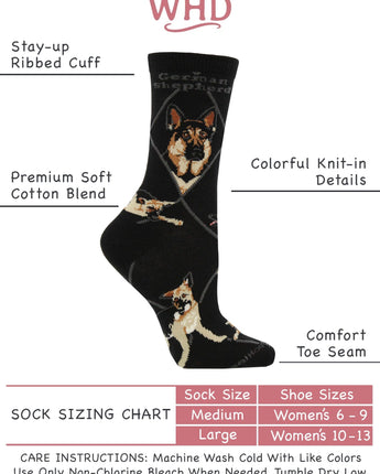 WHD socks German Shepherd Socks for Women | Perfect Dog Lovers Gift