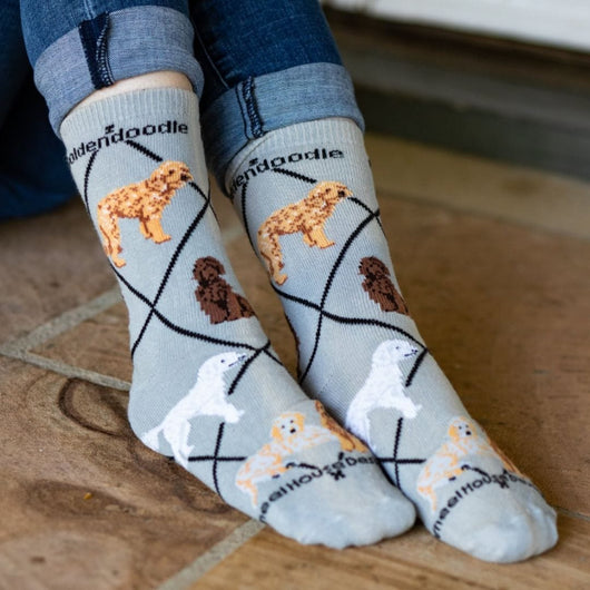 WHD socks Goldendoodle Socks for Women and Women | Perfect Dog Lovers Gift