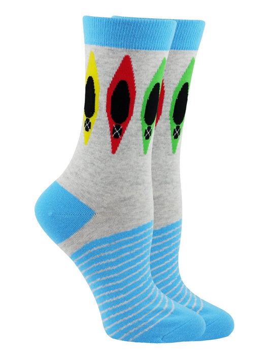 WHD socks Gray Heather / Large Canoe Socks for Perfect Canoers Gift