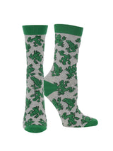 WHD socks Gray Heather / Medium Frog Socks Perfect Animal Lovers Gift