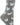 WHD socks Gray Heather / Medium Fuzzy Chicken Socks | Cute Chicken Socks for Women | Crew Length