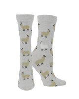 WHD socks Gray Heather / Medium WHD Cute Fuzzy Llama Socks for Women
