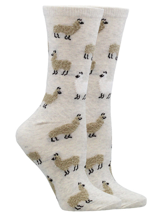 WHD Cute Fuzzy Llama Socks for Women