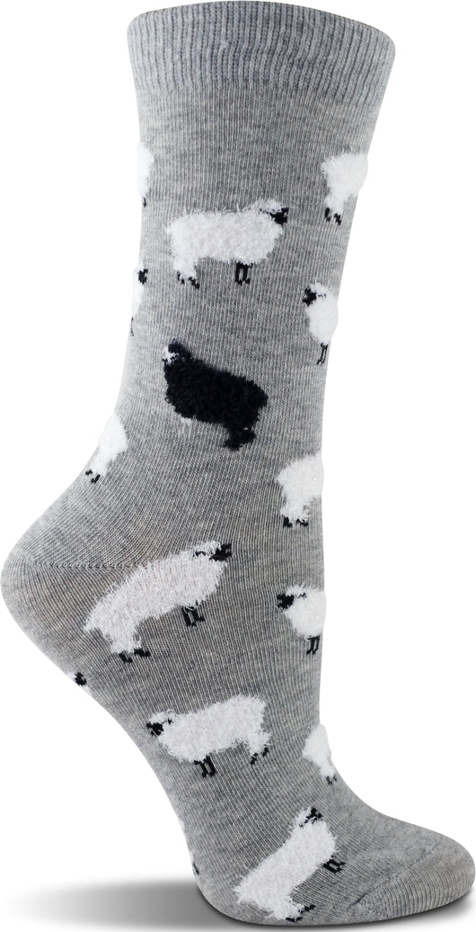 WHD socks Gray Heather / Medium WHD Fuzzy Sheep Socks 2-Pack or 1-Pack