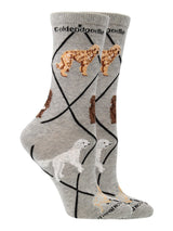 WHD socks Gray / Large Goldendoodle Socks for Women and Women | Perfect Dog Lovers Gift