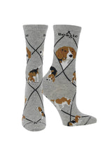 WHD socks Gray / Medium Beagle Socks for Women and Men | Perfect Dog Lovers Gift