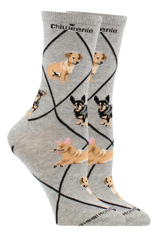 WHD socks Gray / Medium Chiweenie Socks Perfect Dog Lovers Gift