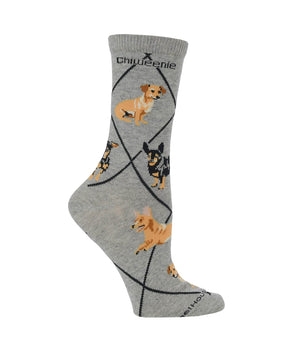 WHD socks Gray / Medium Chiweenie Socks Perfect Dog Lovers Gift