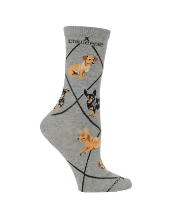 WHD socks Gray / Medium Chiweenie Socks Perfect Dog Lovers Gift