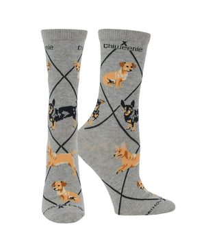WHD socks Gray / Medium Chiweenie Socks Perfect Dog Lovers Gift