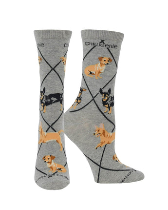 WHD socks Gray / Medium Chiweenie Socks Perfect Dog Lovers Gift