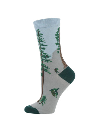 WHD socks Gray / Medium Conifer Tree Socks Perfect Tree Lovers Gift