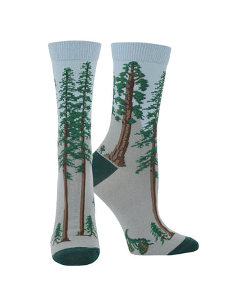 WHD socks Gray / Medium Conifer Tree Socks Perfect Tree Lovers Gift