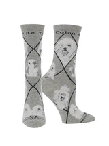 WHD socks Gray / Medium Coton de Tulear Socks Perfect Dog Lovers Gift