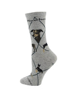 WHD socks Gray / Medium Doberman Pinscher Socks Perfect Dog Lovers Gift