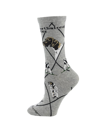 WHD socks Gray / Medium German Shorthaired Pointer Socks Perfect Dog Lovers Gift